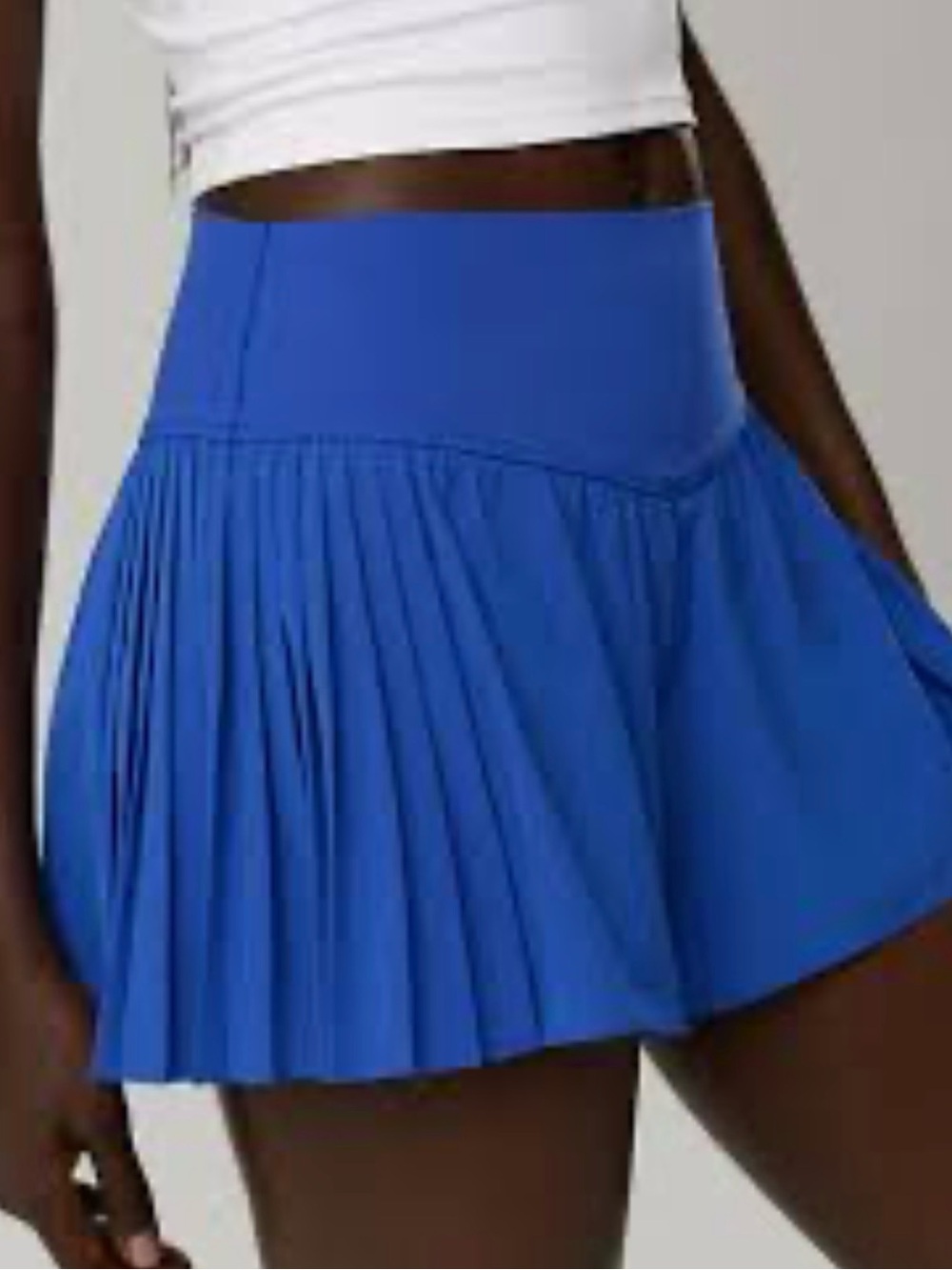 Aerie SP Me pleated Blue Athletic pickleball tenniscore hiking walking skort